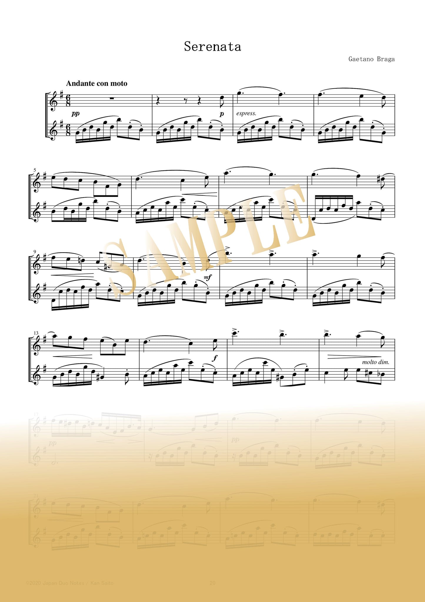 【PDF】Angel's Serenade / Gaetano Braga