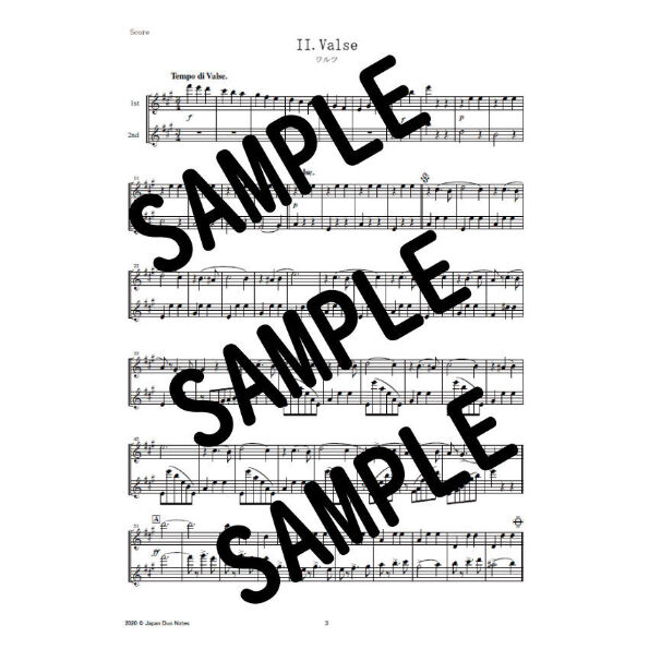 【PDF】組曲「白鳥の湖」フルート2重奏