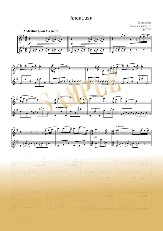 【PDF】Andaluza / Enrique Granados