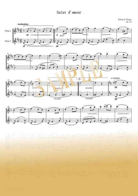 【PDF】Salut d’Amour / Edward Elgar
