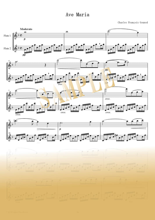 【PDF】Ave Maria / Charles Gounod