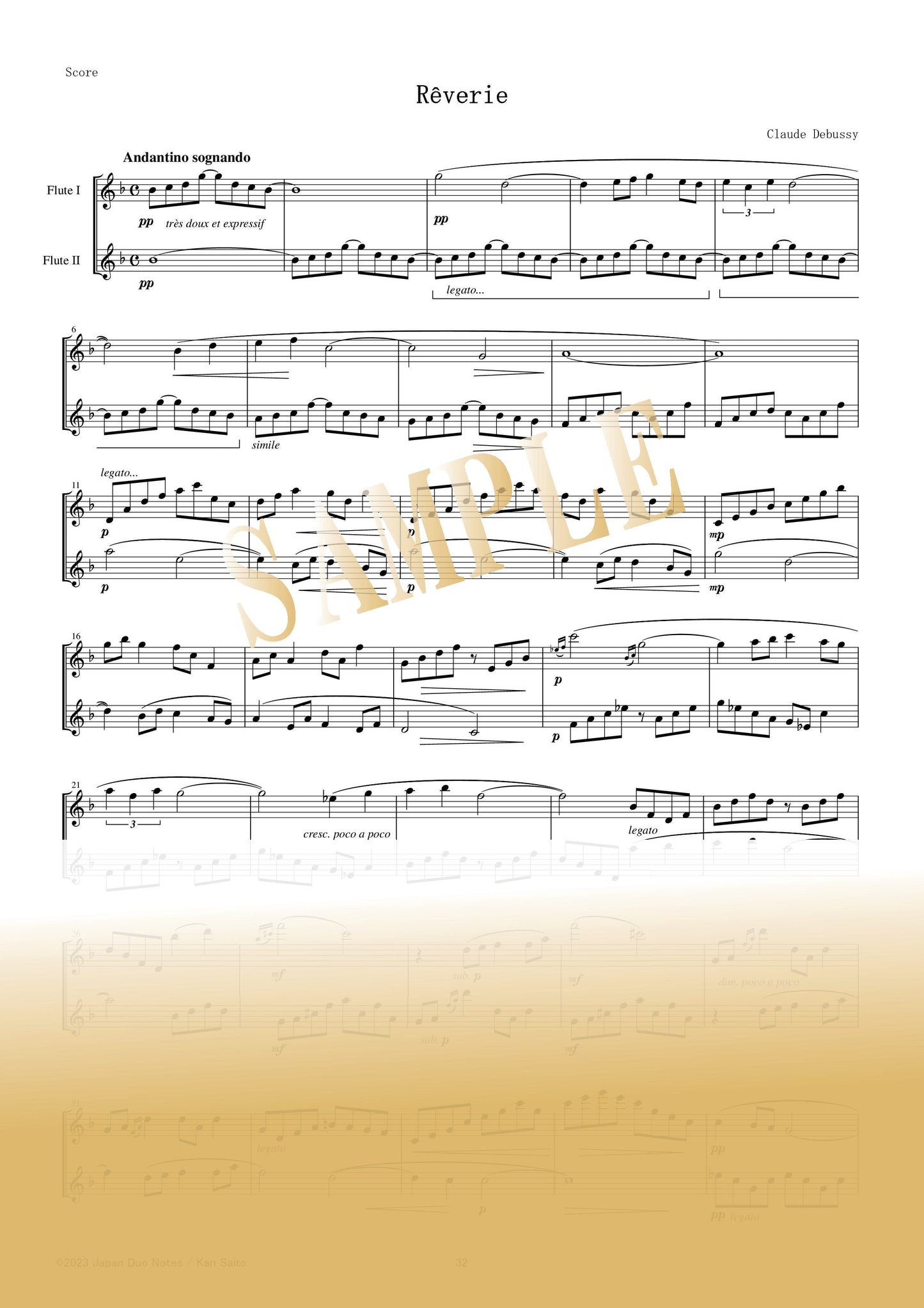 【PDF】Rêverie / C. Debussy