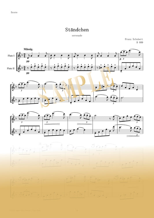 【PDF】Serenade D.889 / F. Schubert